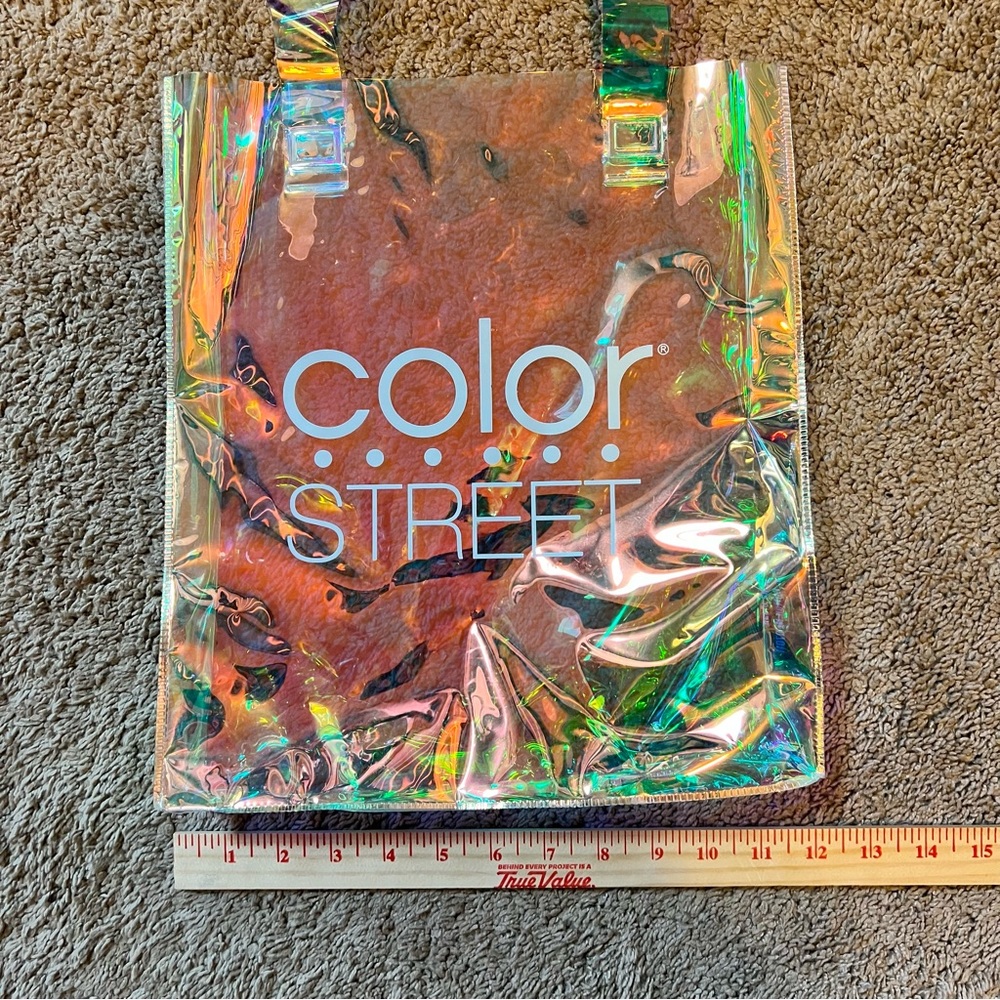 NEW Color Street Iridescent Stylist Special Tote Bag - Picture 3 of 6